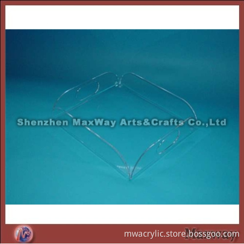 Clear Skillful 4mm Thickness Lucite Tray